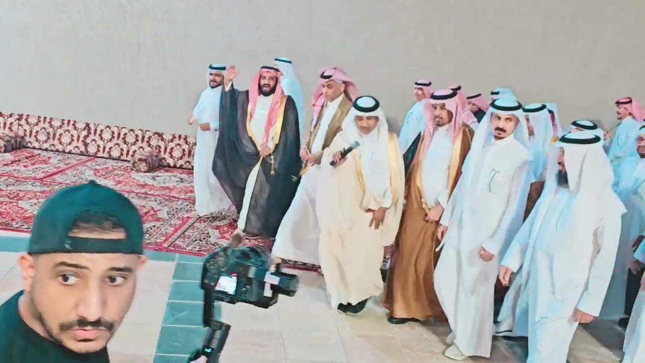 مدقال الشيخ محمد بن جاري القرني وصحبه من بلقرن لحضور زواج ابراهيم فايع شبيلي