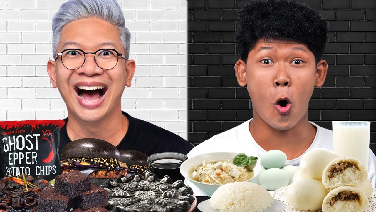 MAKANAN HITAM VS MAKANAN PUTIH!!
