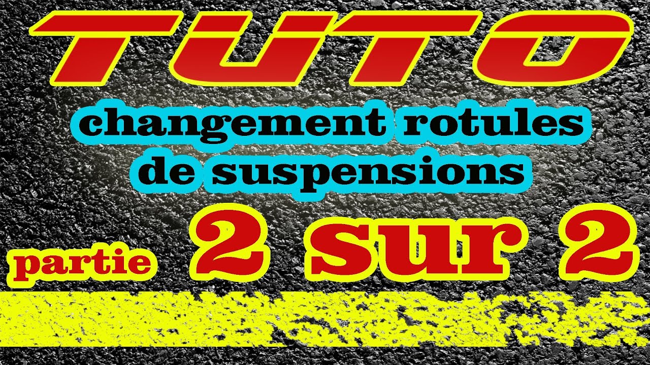 TUTO (2/2) changer rotules de suspensions Renault (how to replace ball joint) HD