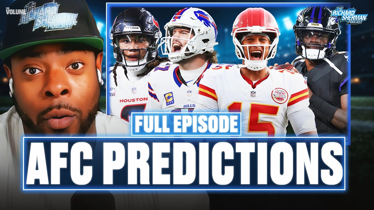 ПРОГНОЗЫ AFC: Bills, Chiefs, Ravens, Texans, Broncos, Patriots | Ричард Шерман NFL