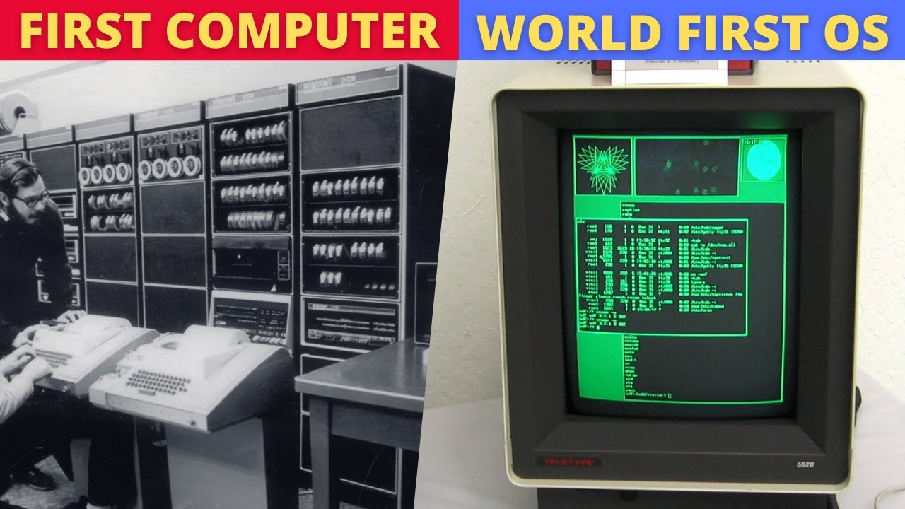 The history of computer and the First OS | Macos, Linux, Multics, Unix, BSD, GNU and Minix | Hindi