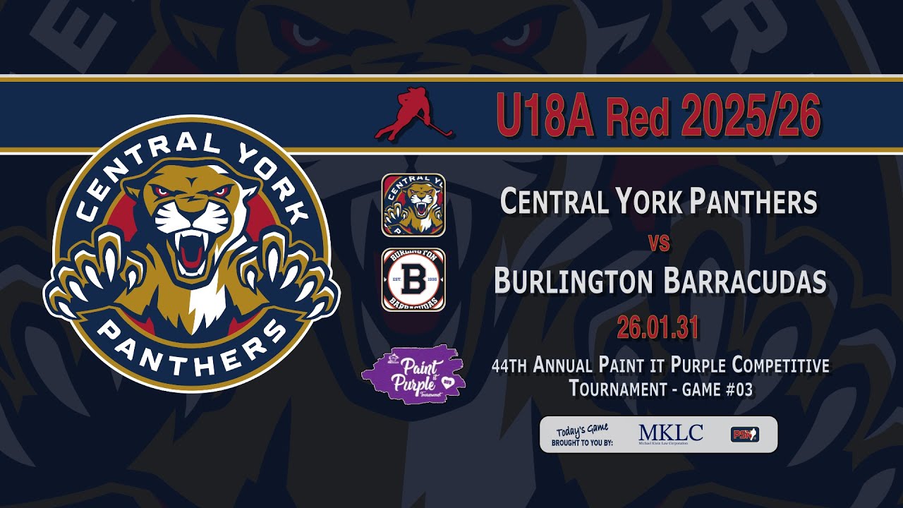 26-01-31 PIP#03 CYGHA U18A Red vs Burlington Barracudas