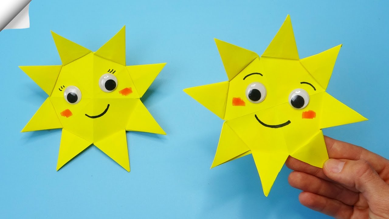 How To Make Paper Sun | Origami Sun