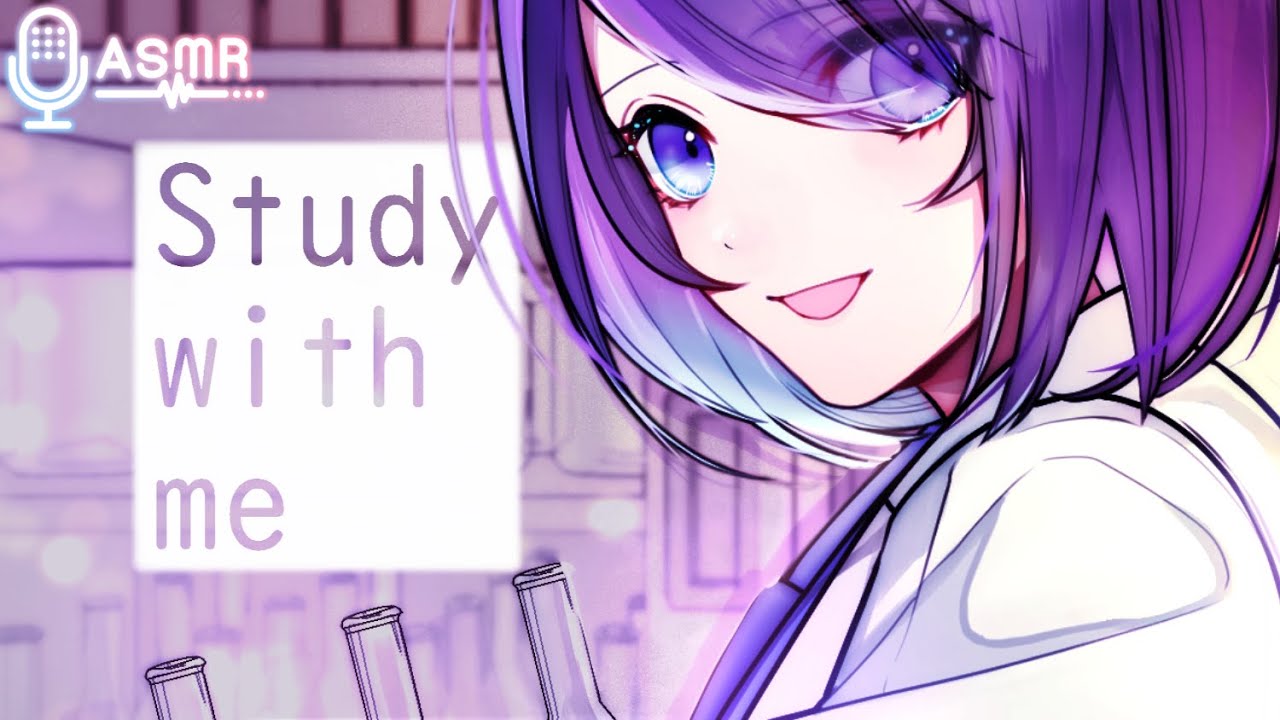 【ASMR/study with me】夜更かしお勉強&作業会　#vtuber