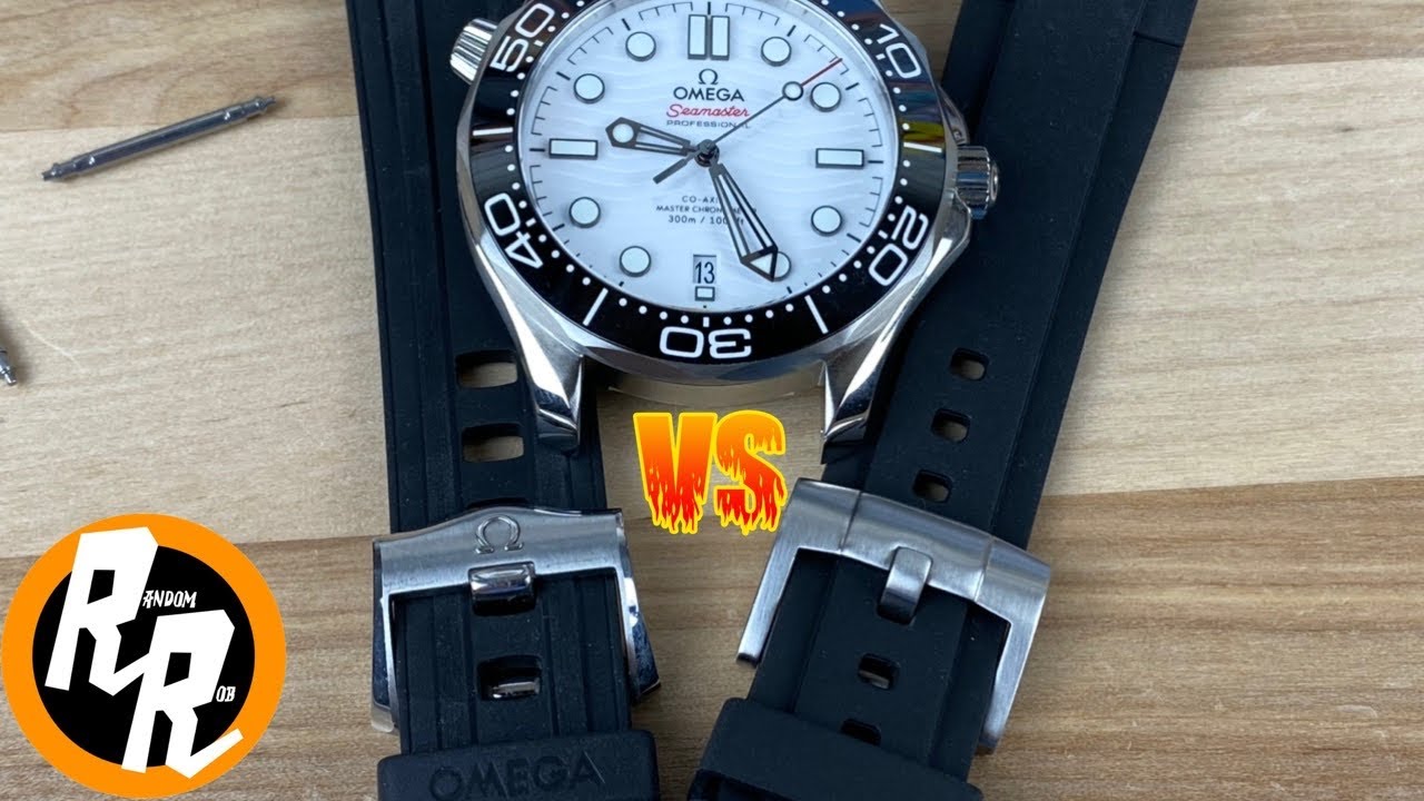Omega Seamaster Rubber strap vs Zealande