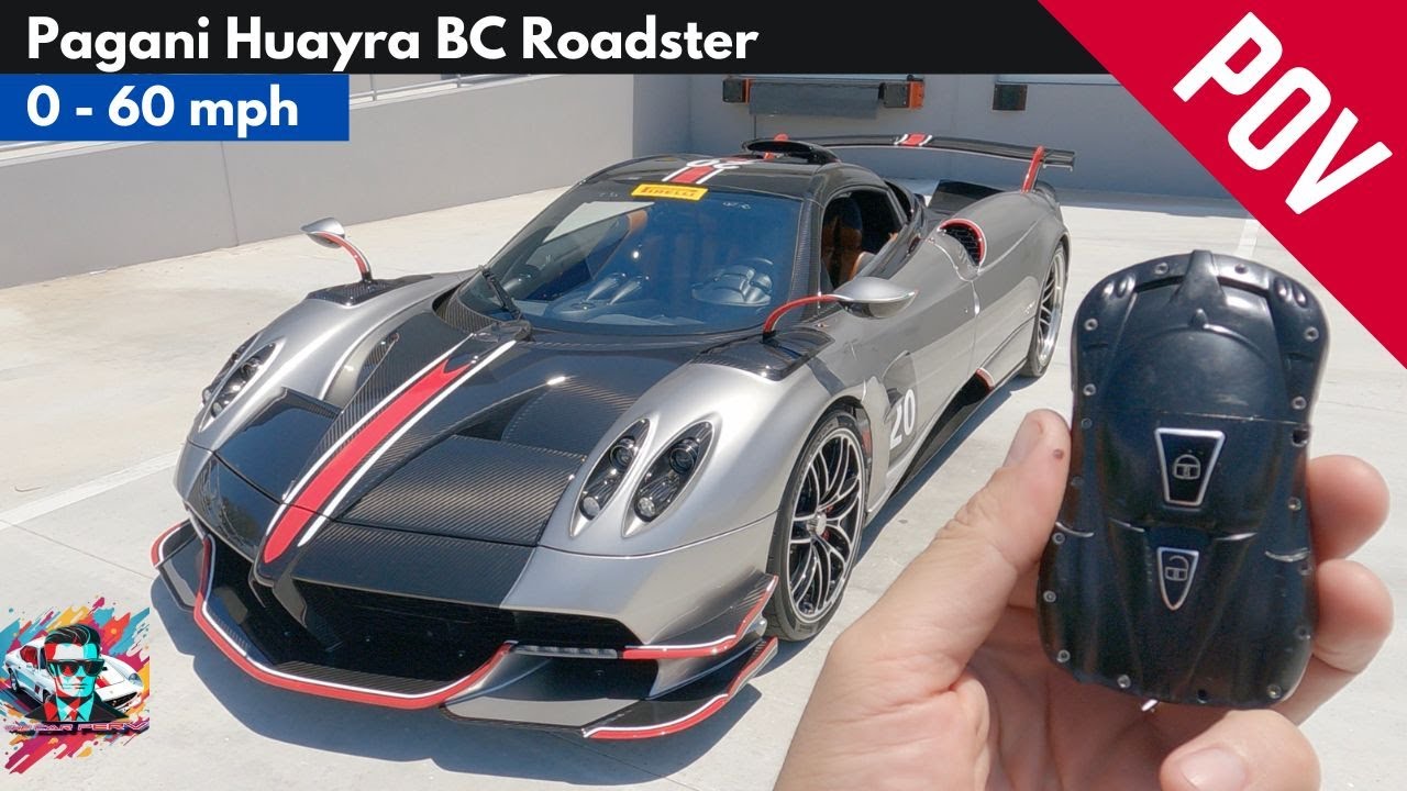 Pagani Huayra Roadster BC // Exhaust Sound & 0-60 [POV-4K]