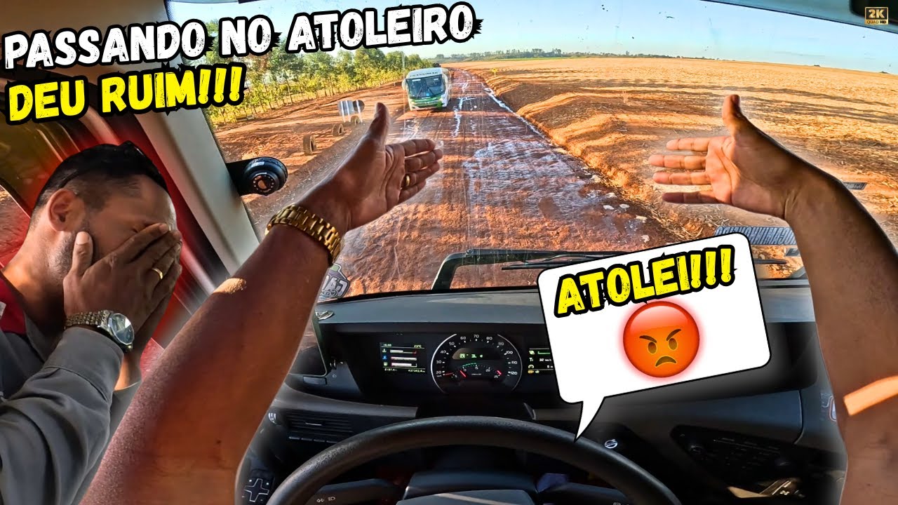 Passando atoleiro Saindo da usina Bambuí, Deu Ruim!!!
