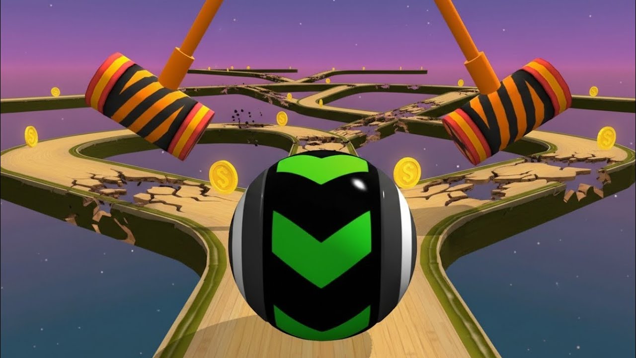Going Balls, SpeedRun, Going Balls Portal Run Gameplay Walkthrough Android level 77573