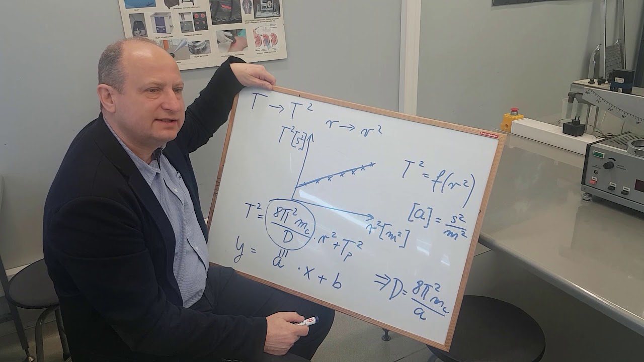 Механика. Упражнение: 104. Исследование момента инерции.
