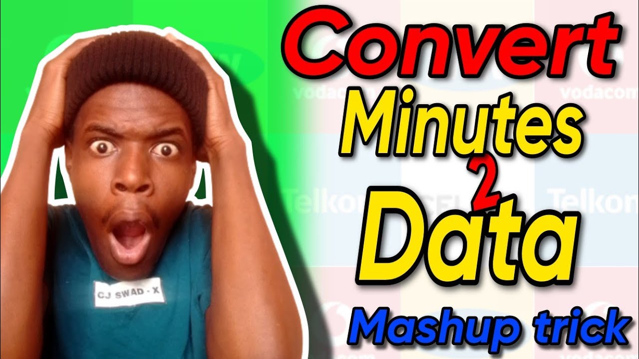 How to convert Minutes to Data | Mtn Mashup trick #mtn #datatrick