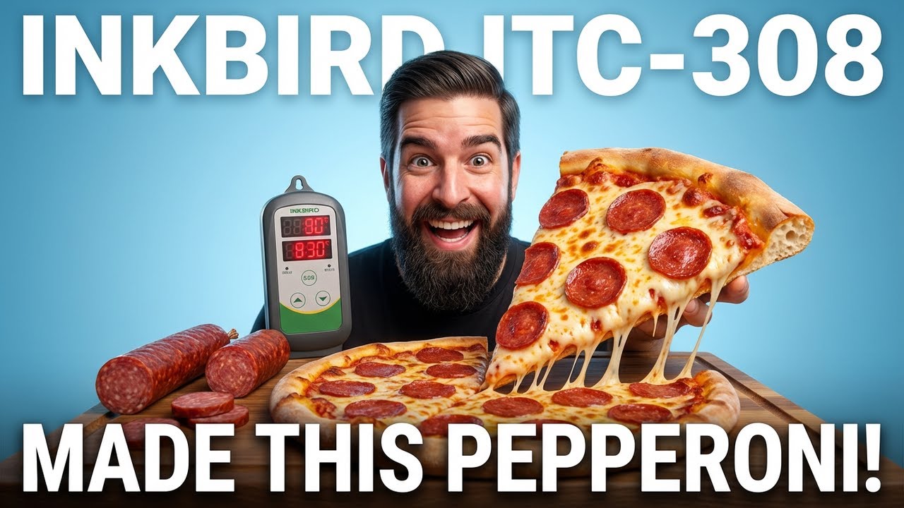INKBIRD ITC-308 | Ferment, Dry, and Eat your own Pepperoni!🍕 #INKBIRD #pepperoni