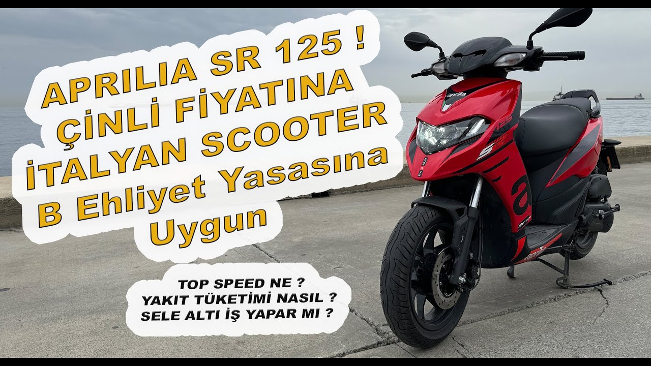 Aprilia SR 125 İncelemesi | Çinli fiyatına İtalyan Scooter