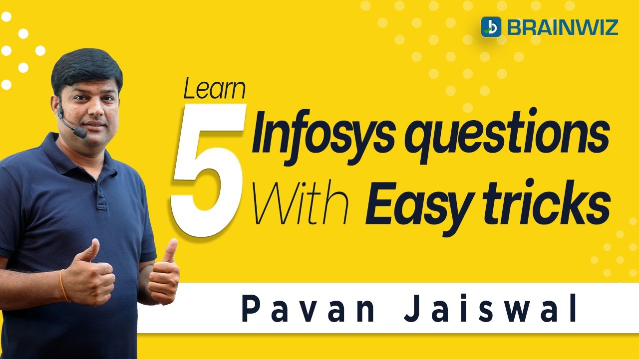 Infosys Previous Questions (Part 1) | Infosys | Logical Reasoning | crack capgemini | BRAINWIZ | # 1