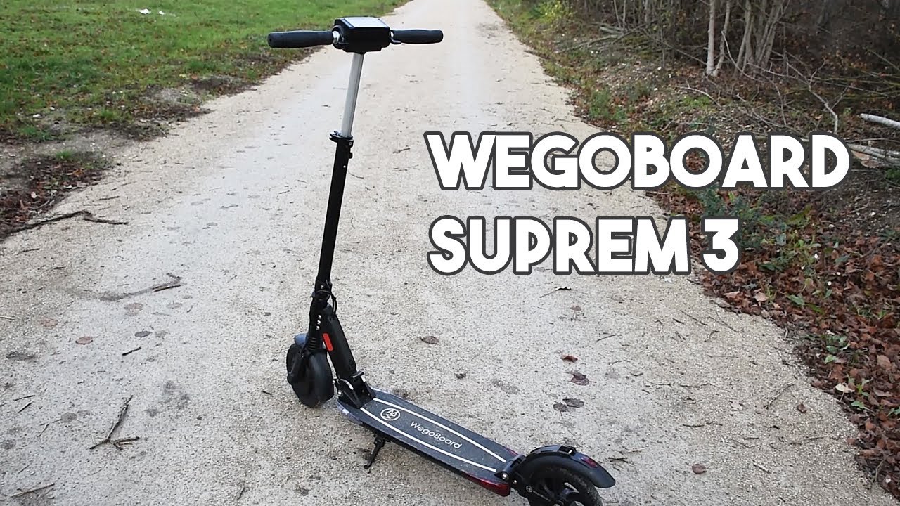 Trottinette électrique Wegoboard Suprem 3 : une trottinette pour bien débuter !