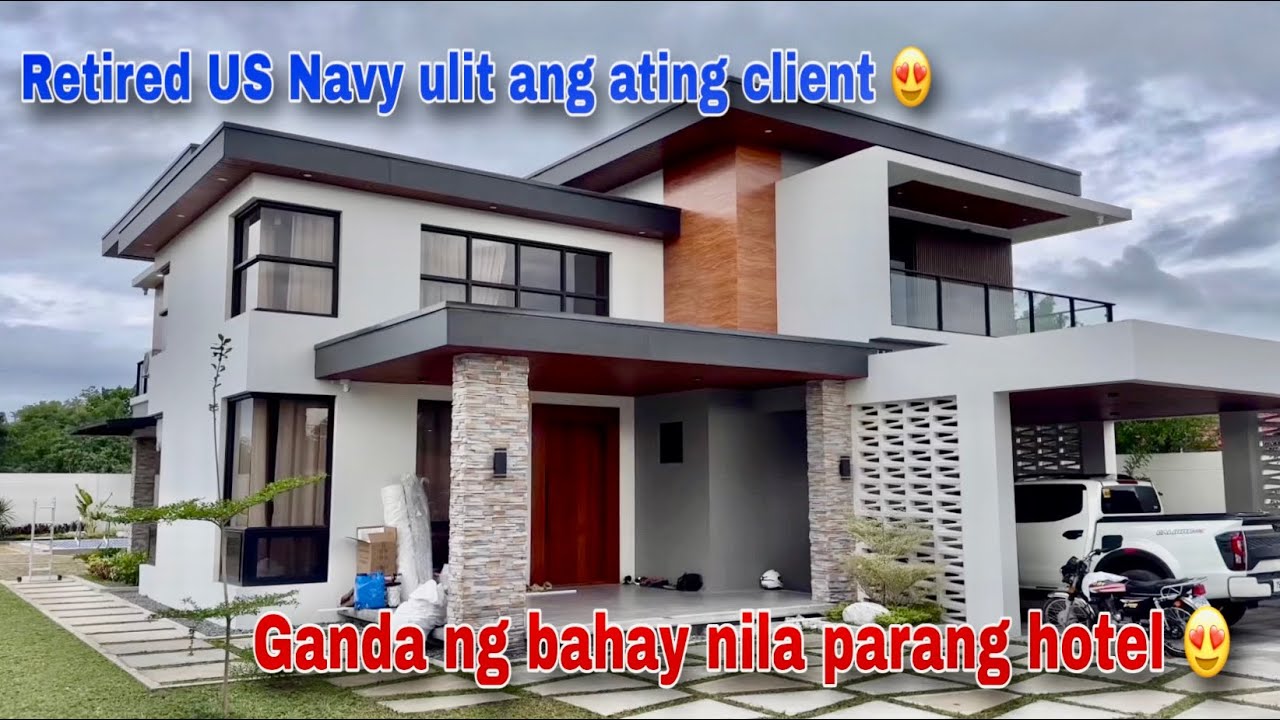 Retired USA navy naman ulit ang ating client , ganda ng bahayparang hotel / curtains installation