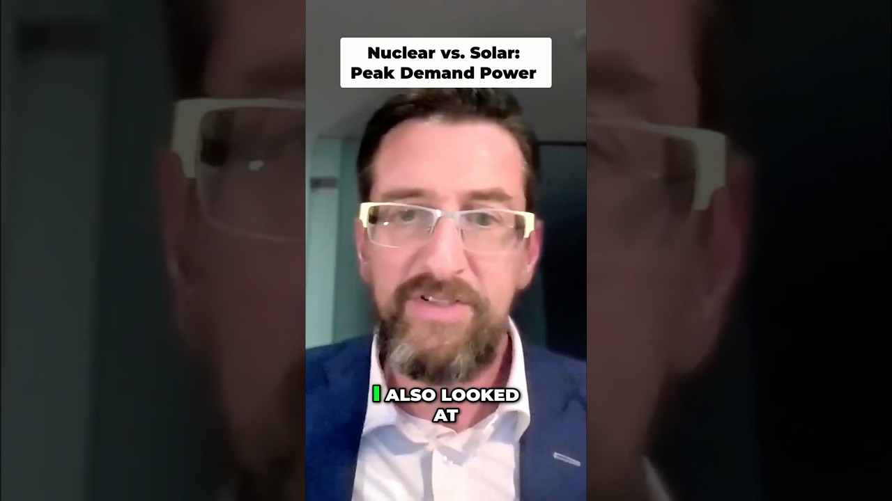 Solar vs Nuclear - Peak Power Demand #shorts