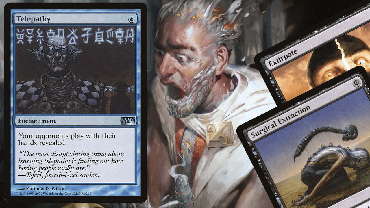 I DON'T BELIEVE THIS WORKED!  Legacy Telepathy Extraction MTG