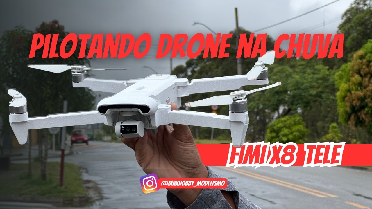 FIMI X8 TELE na Chuva: Pilotei de Dentro do Carro
