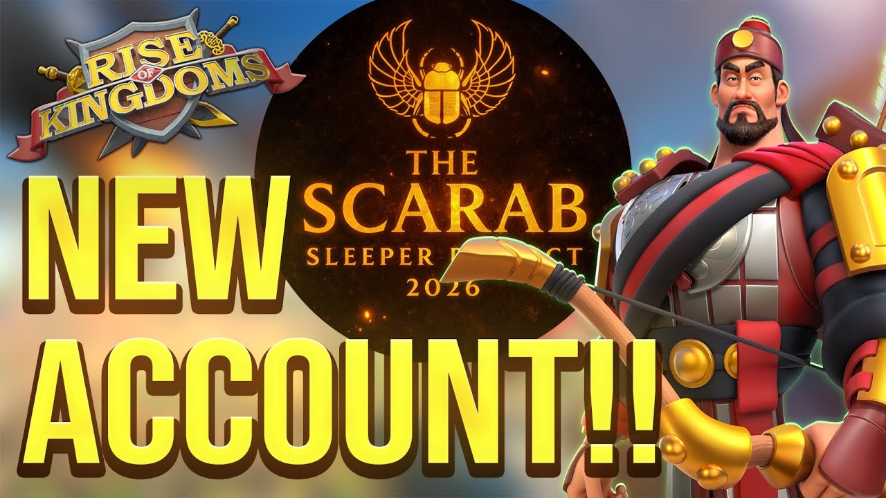 I am Making a NEW Account!! [Project Scarab] | Rise of Kingdoms