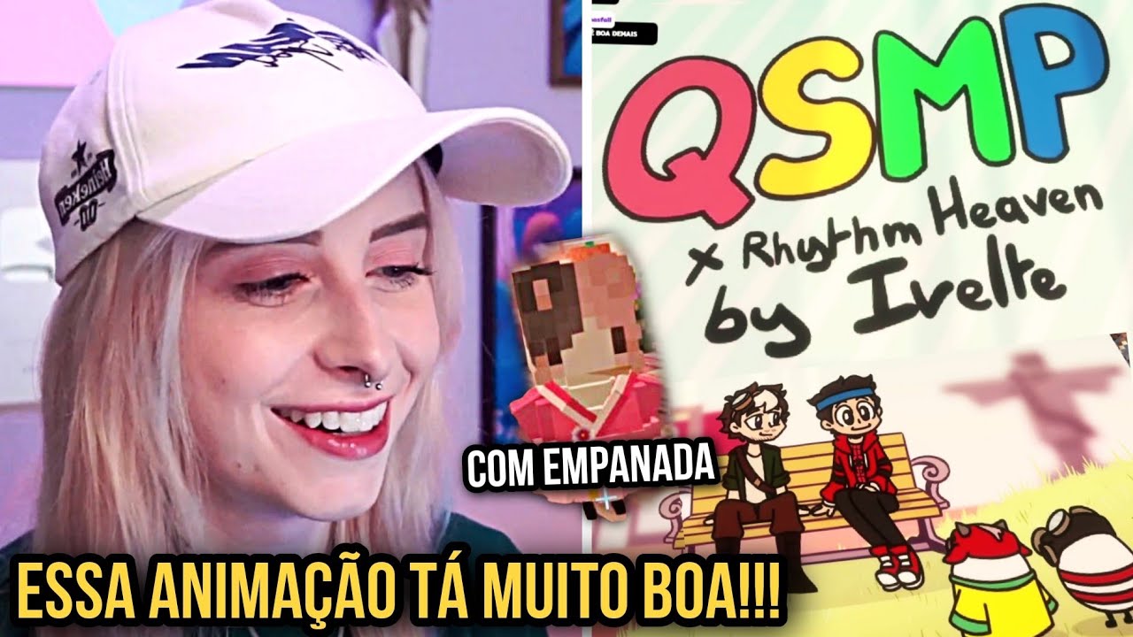 BAGI e EMPANADA reagindo a MELHOR ANIMAÇÃO de QSMP Minecraft