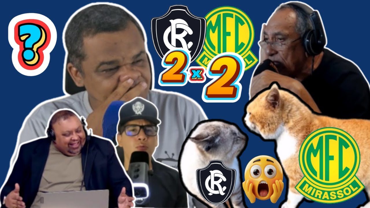 DESASTRE ou REALIDADE? Reagindo a Remo 2 x 2 Mirassol 