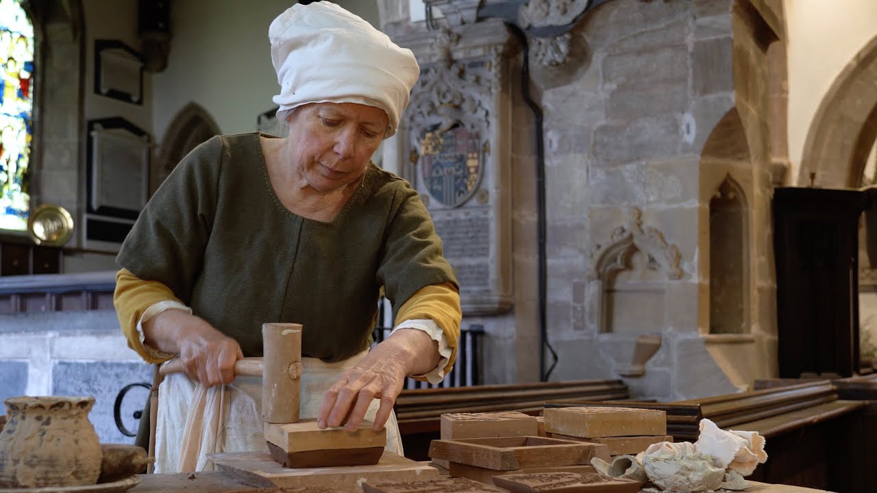 Medieval Tile Making