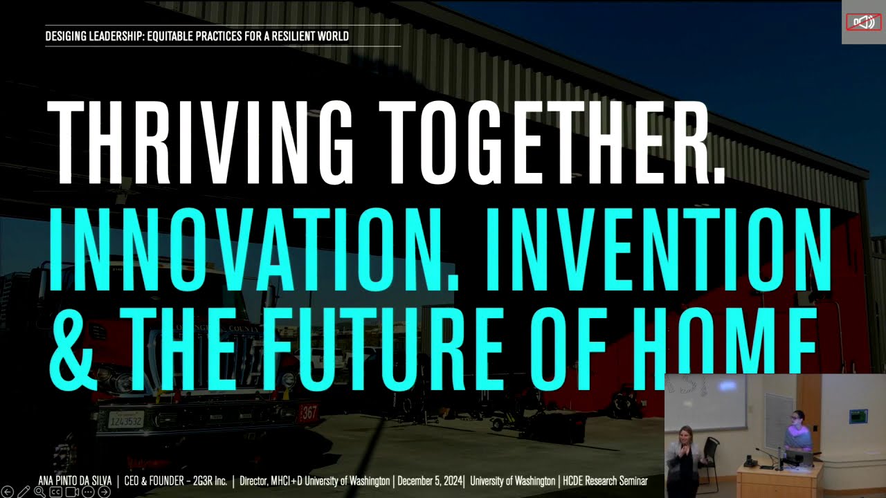 HCDE Research Speaker Series: Ana Pinto da Silva, 