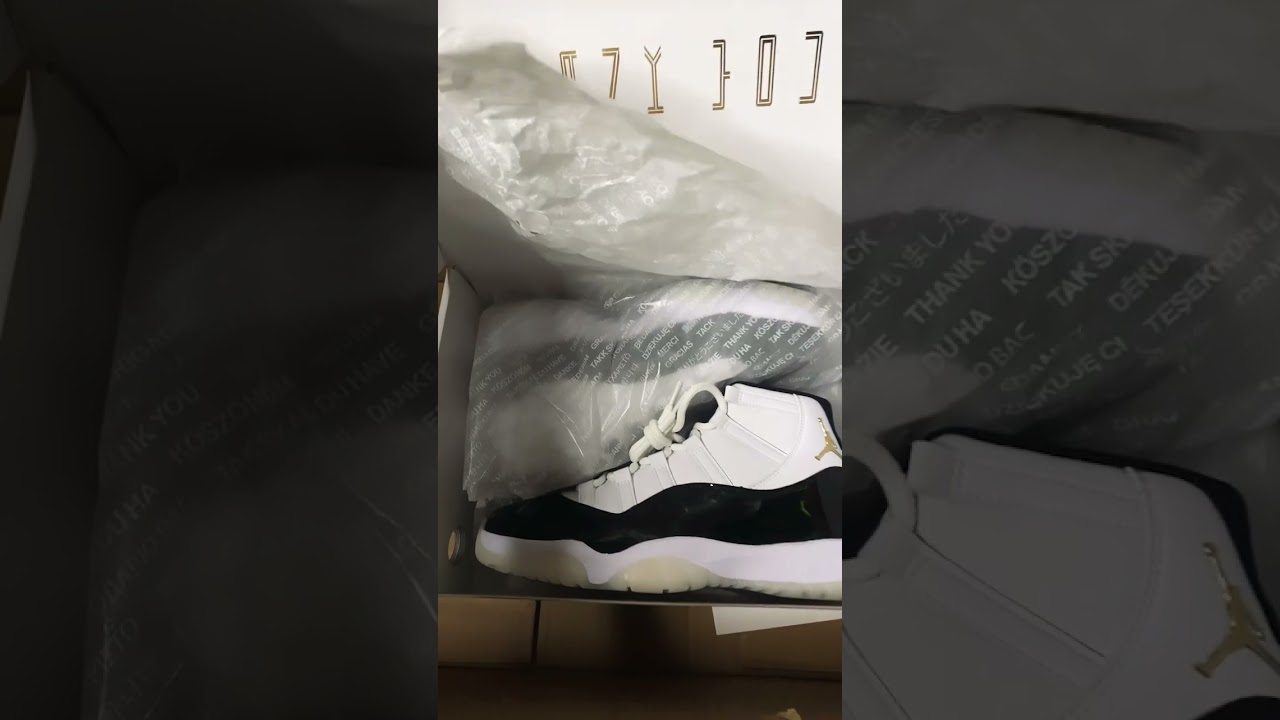 Got the right size gratitude 11s 😎 #ytshorts #jordan #graditude11 #retro11