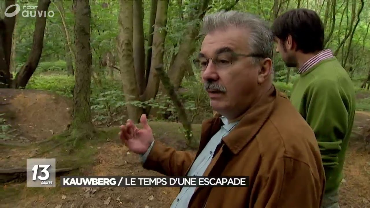Escale estivale dans le bois du Kauwberg à Uccle (JT 13h - RTBF 31/07/2017)