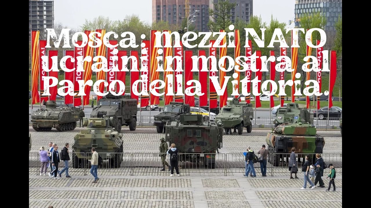 Mosca: mezzi NATO ucraini in mostra al Parco della Vittoria 🇷🇺🇺🇦 #ukrainewar #warinukraine #military