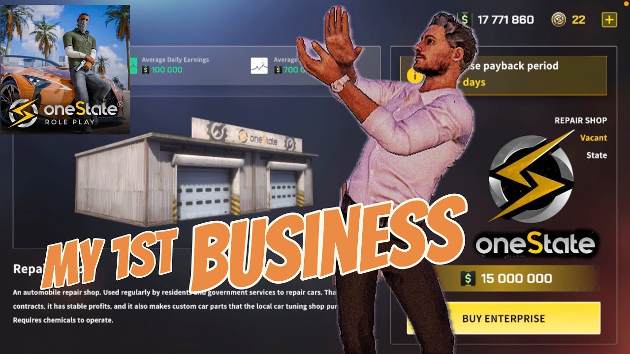Buying my first Business. Onestate RP