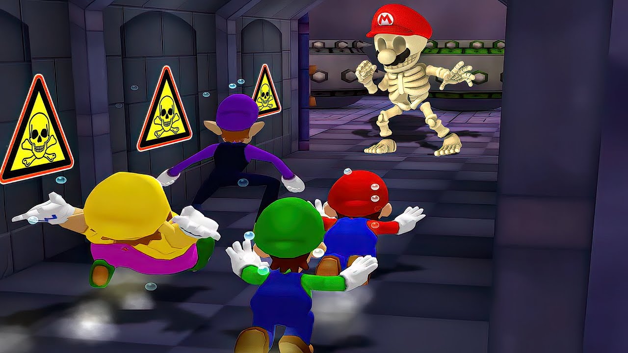 Mario Party Gamecube Masters - Mario Vs Luigi Vs Wario Vs Waluigi