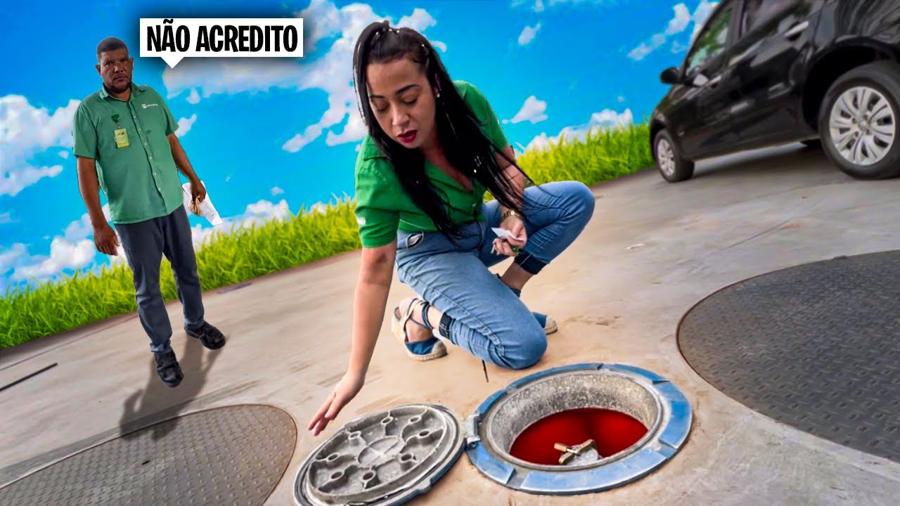 A FRENTISTA DEIXOU A GASOLINA DO POSTO ACABAR!!!