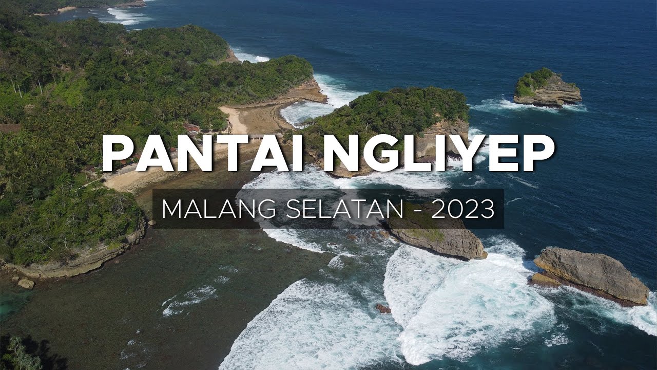 Ngliyep Beach ~ South Malang 2023 【4K】Aerial Views