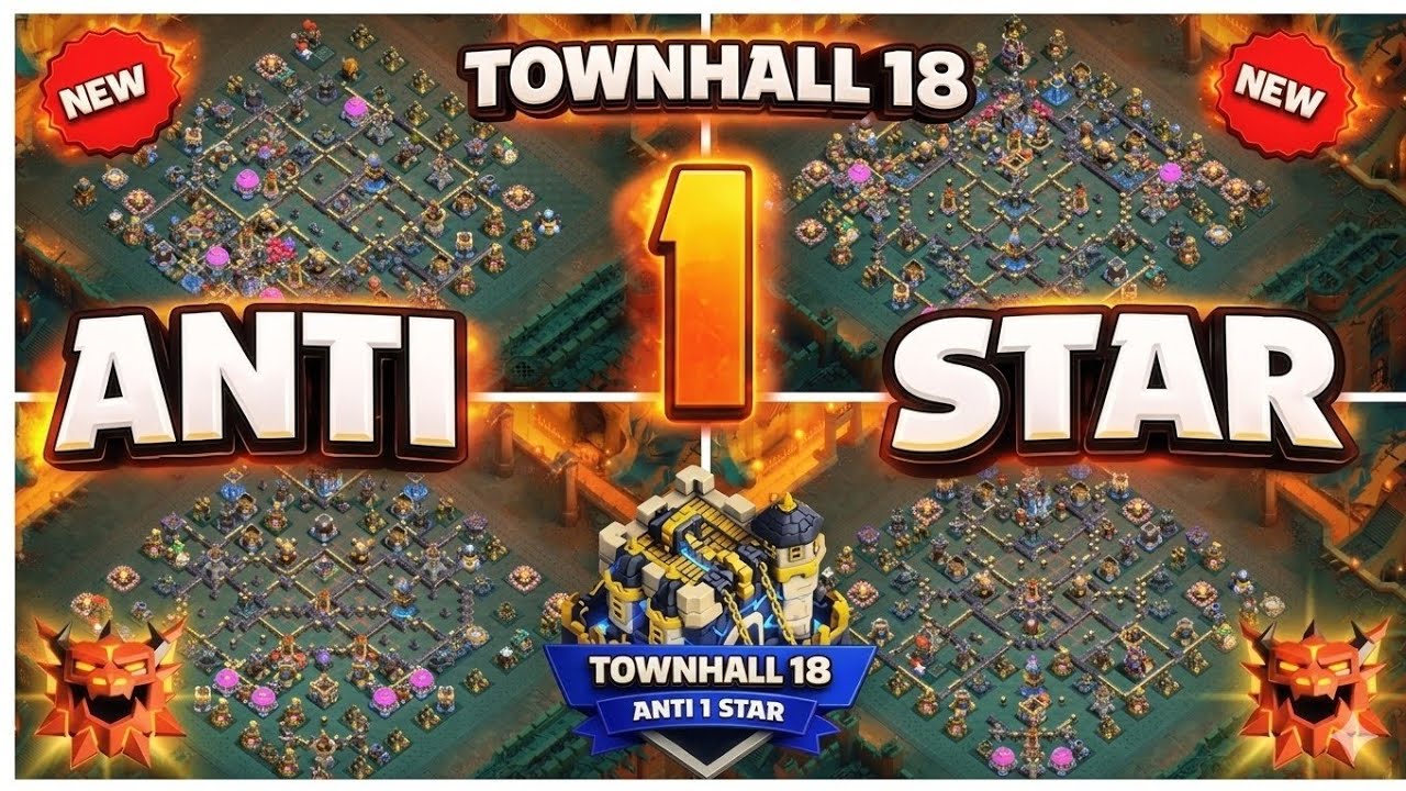TH18 BEST WAR & CWL BASES IN CLASH OF CLANS | TOP TH18 LEGEND BASES IN 2026