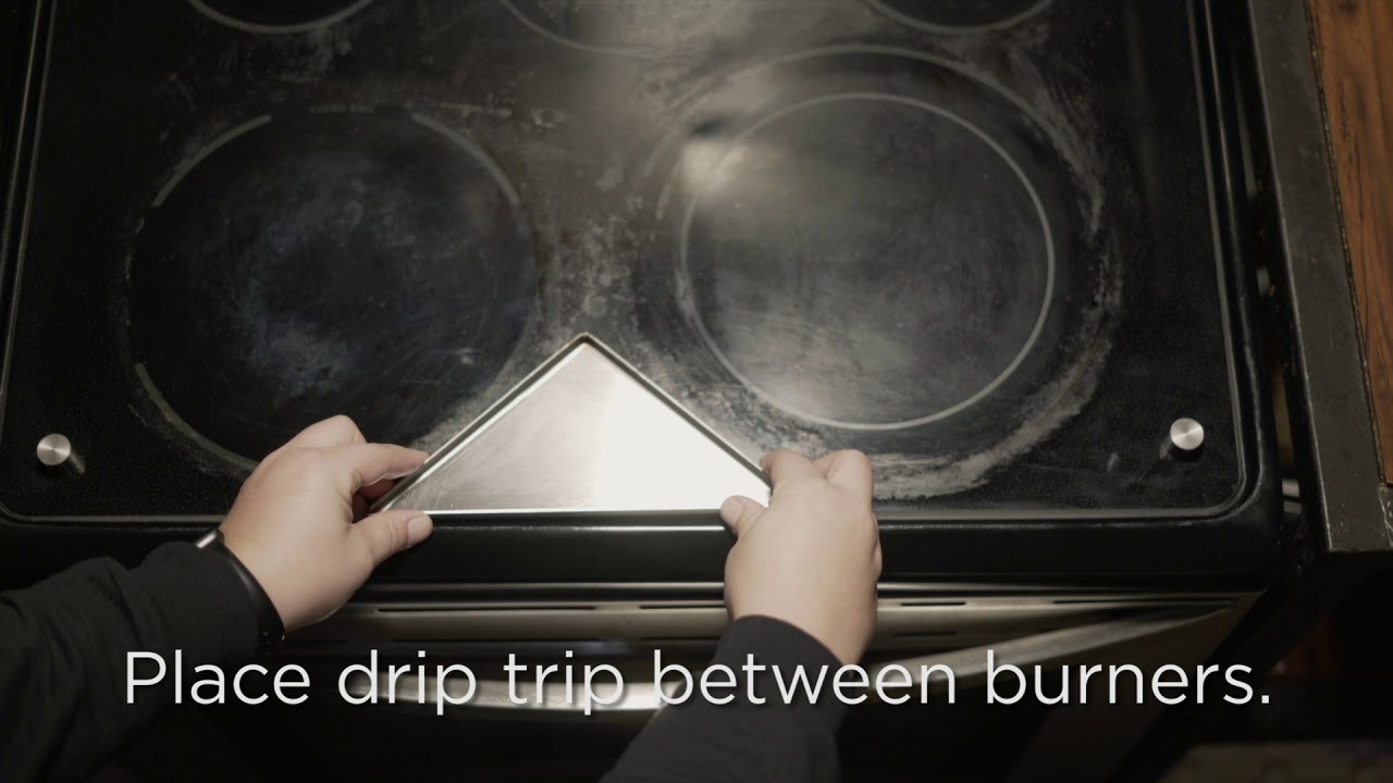 Flat Top Grill Setup on Glass Ceramic Range Stove