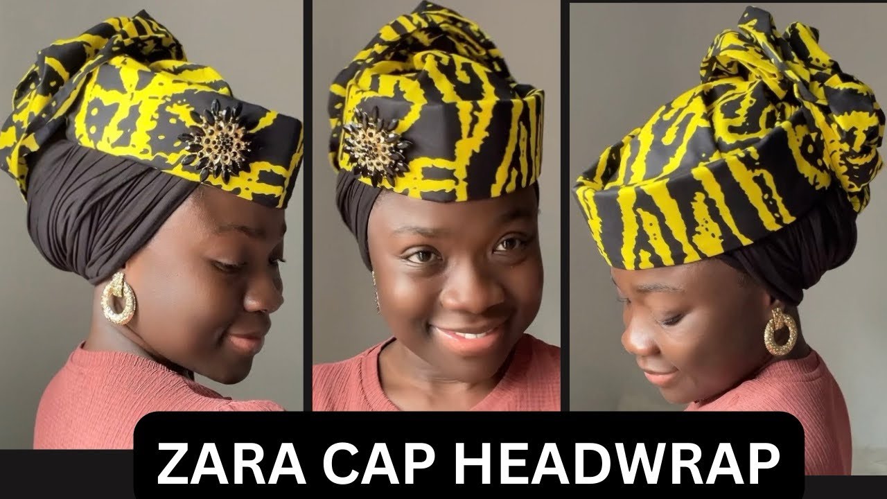 QUICK & EASY ZARA CAP HEADWRAP || Tutorial
