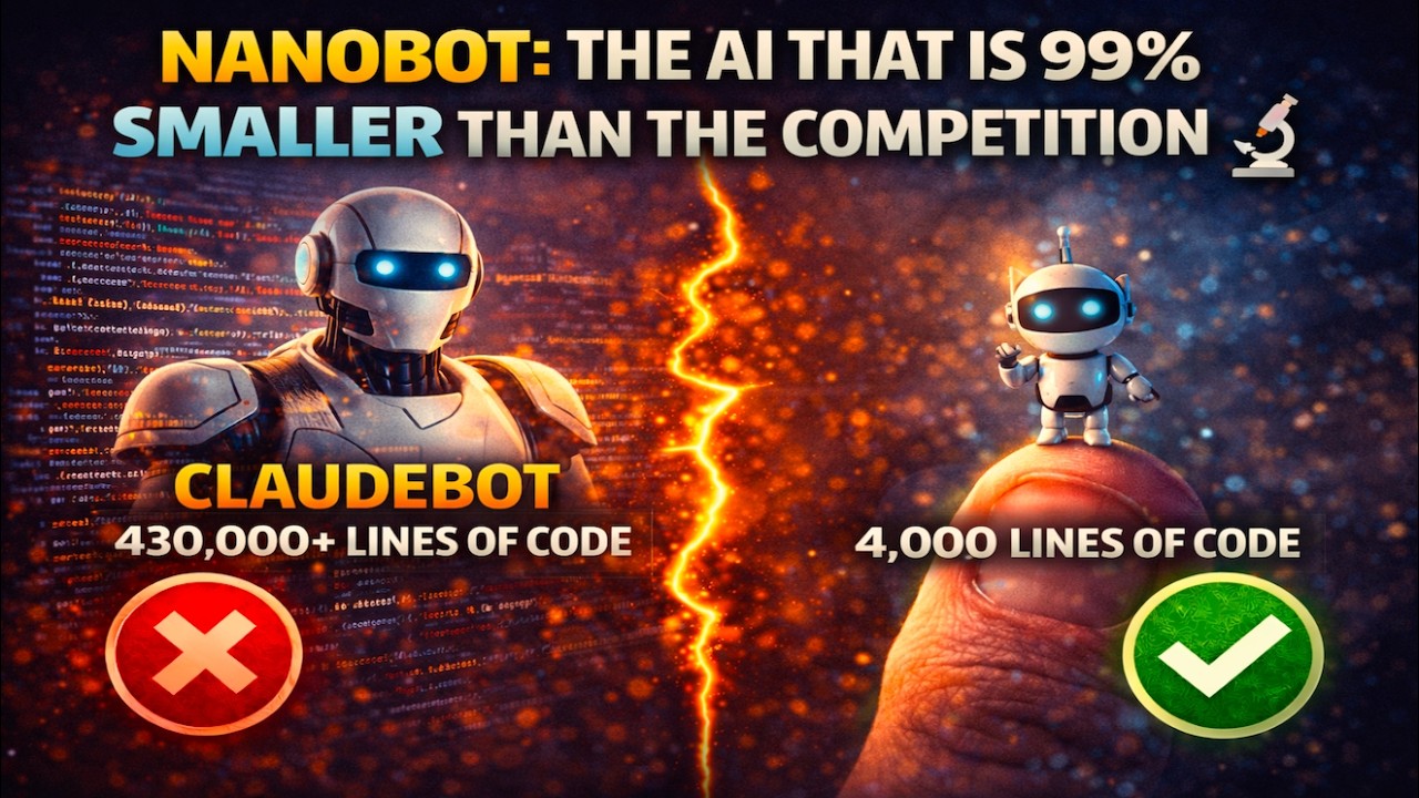 Nanobot: The AI That is 99% Smaller Than the Competition 🔬
