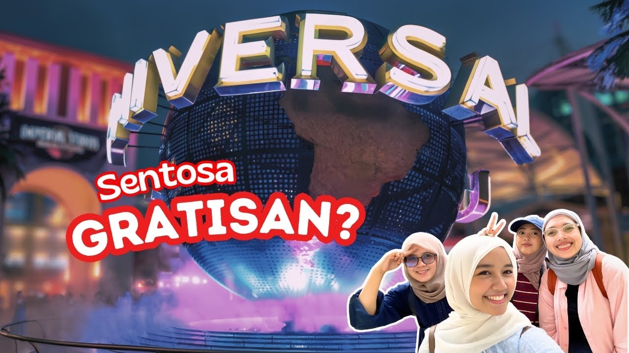 SEHARIAN LOW BUDGET DI SENTOSA ISLAND 🇸🇬 | SARAPAN MURAH, LAUNDRY HEMAT & PANTAI GRATIS