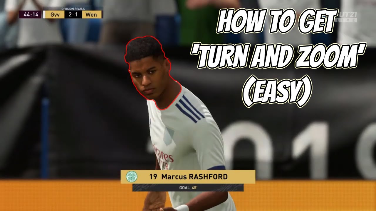 HOW TO GET 'TURN AND ZOOM' CELEBRATION FIFA 21 (RAPE FACE)