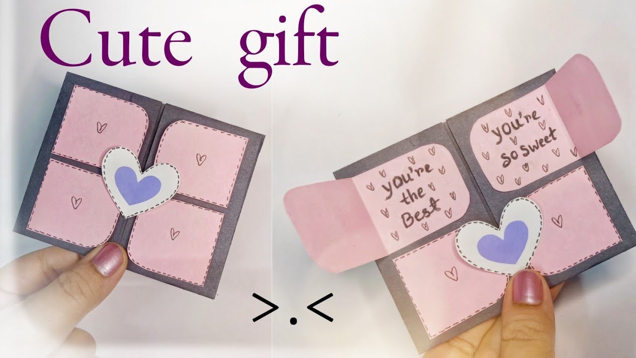 Unique card making using A4 sheet | DIY Card Idea