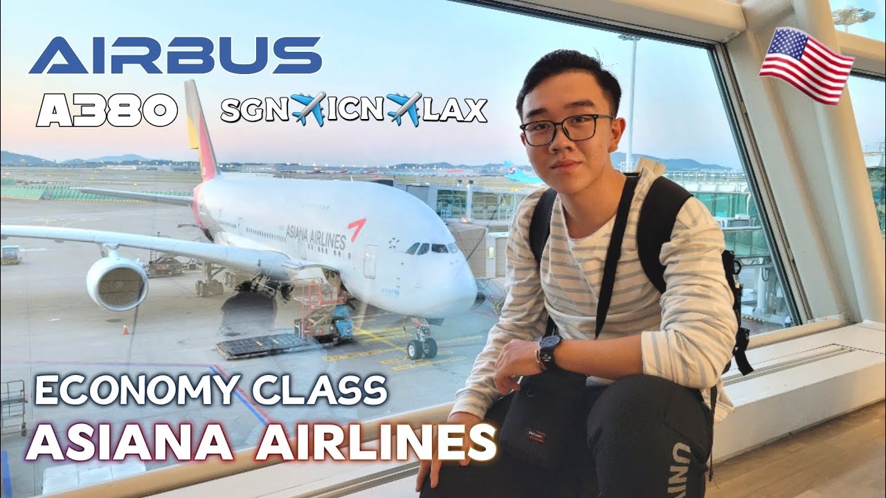 🇺🇲MỸ #18: Trải nghiệm Siêu Máy Bay Airbus A380 với hãng 5 sao Asiana Airlines | @yeutrainghiem