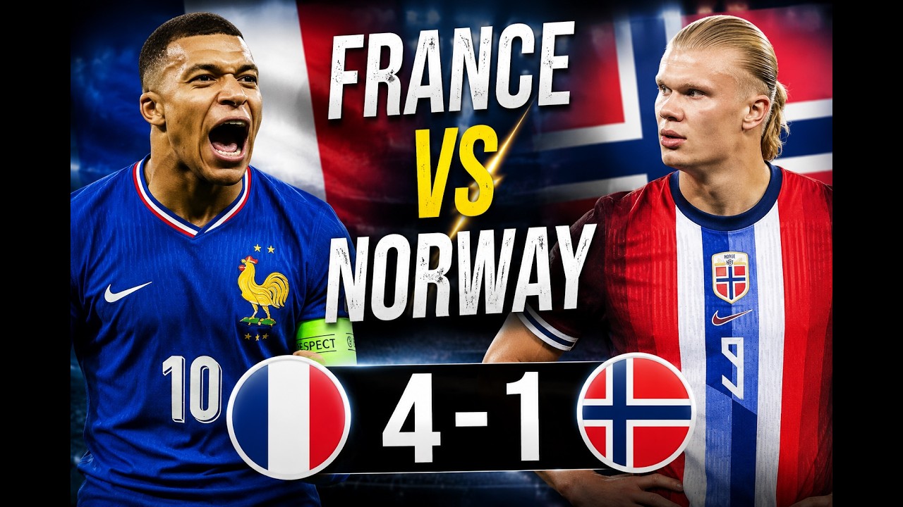 France Vs Norway 4-1 FIFA World Cup 2026 | Dembele Hat Trick 🔥