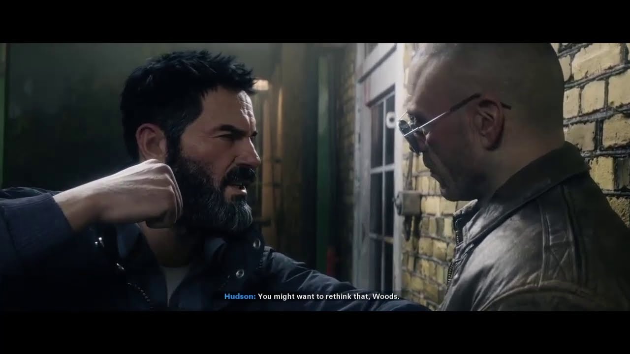 Black Ops Cold War -Woods Punches Hudson!