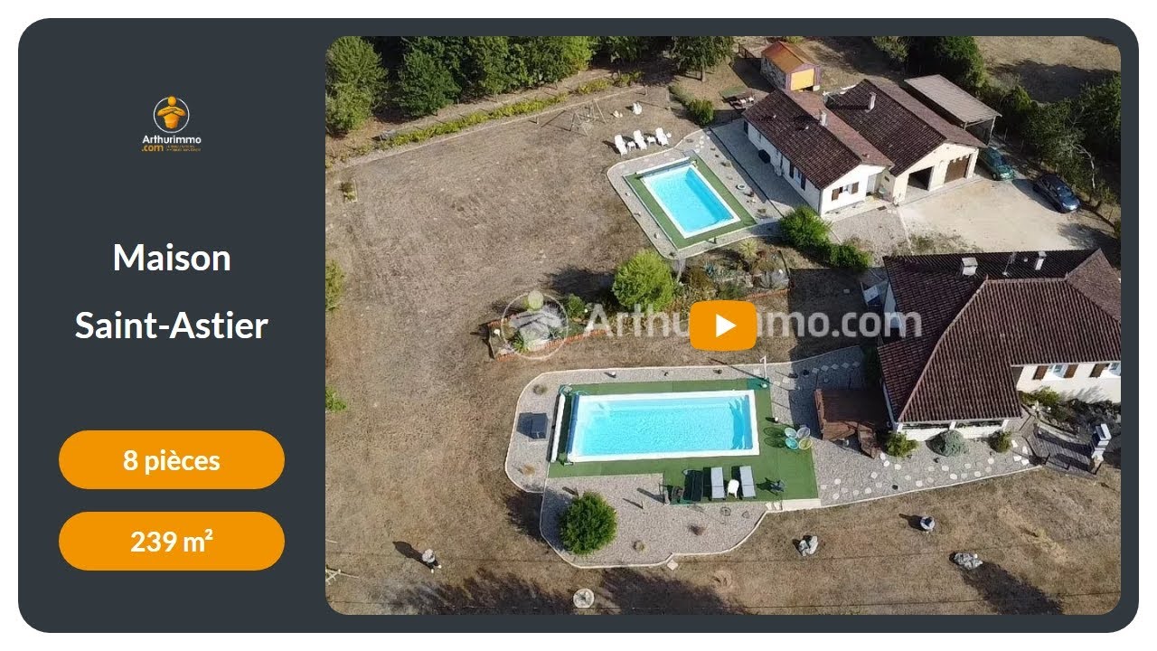 Vente Maison à SAINT-ASTIER - 451.500€