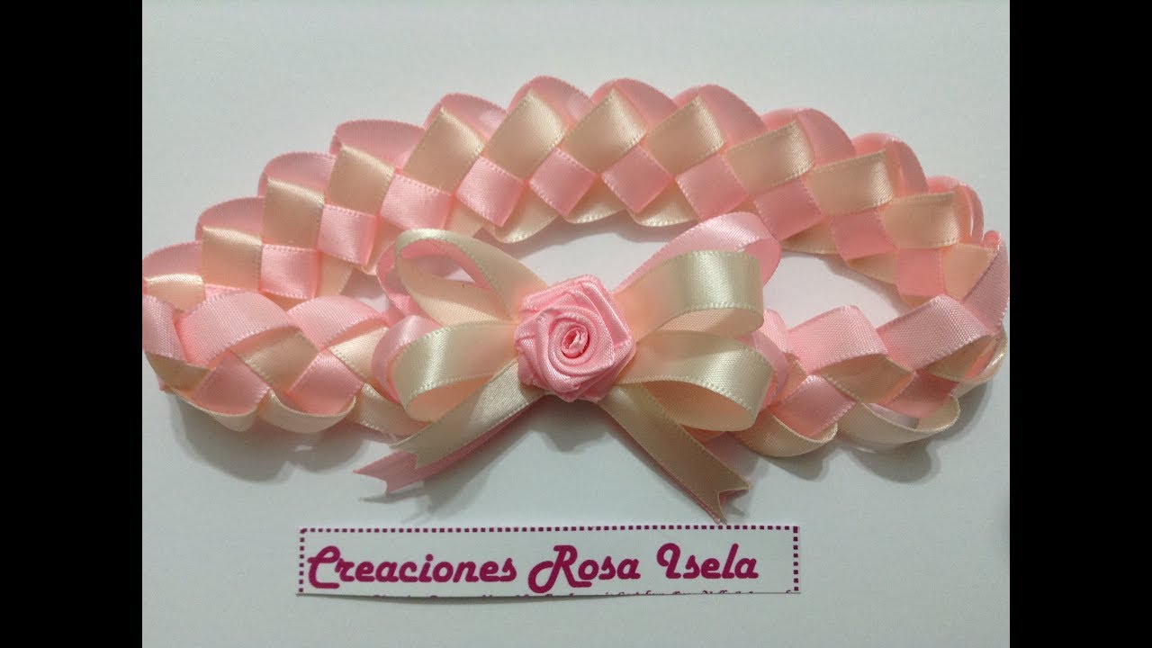 Paso a paso de Diadema trenzada para bebe VIDEO No. 543