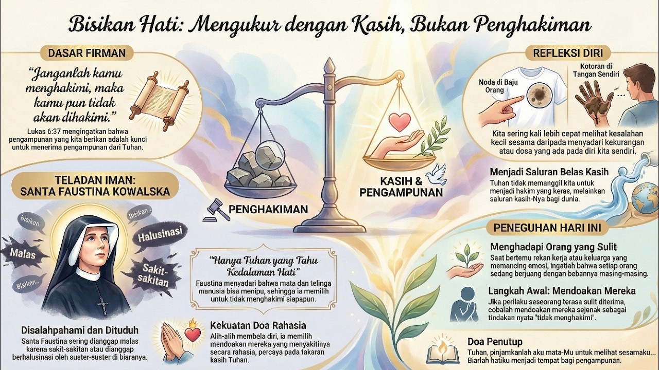 Bisikan Hati, Kasih Bukan Penghakiman