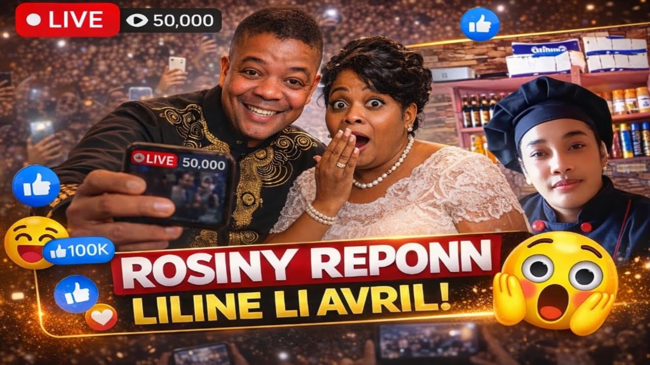 Rosiny monte live li avili Liline😳li lage tout vwa yo Li di Blanc pa bezwen Liline anko gro zen pete