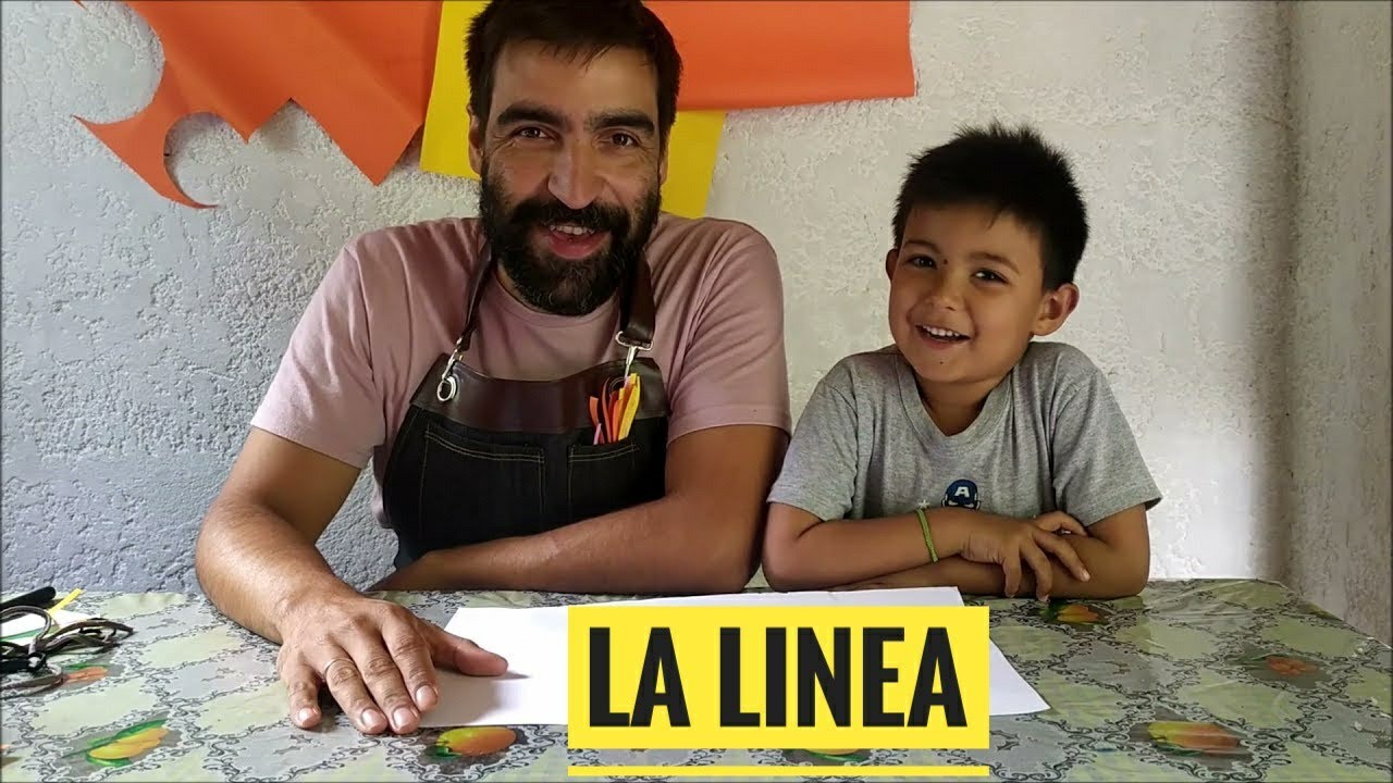 🎨Taller de artes visuales, 🖌️〽️LA LINEA - Joan Miro para niños / as.