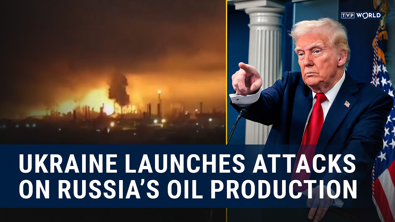 Ukraine drone attacks hit Russian oil refineries | World News Tonight